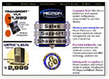 Micron Website screenshot